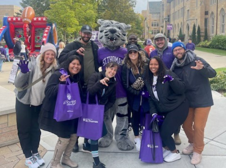 School of Education alumni gathered at Purple on the Plaza for Homecoming