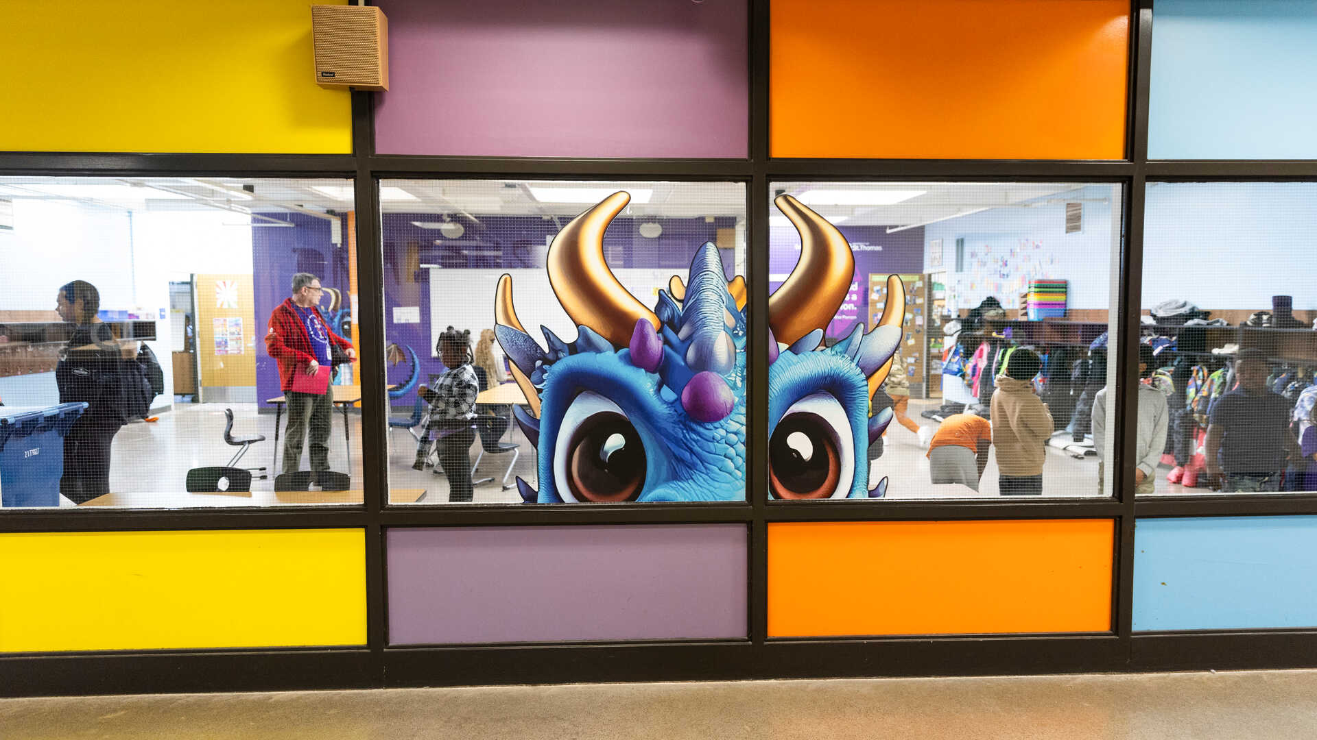 Maxfield Elementary hallway